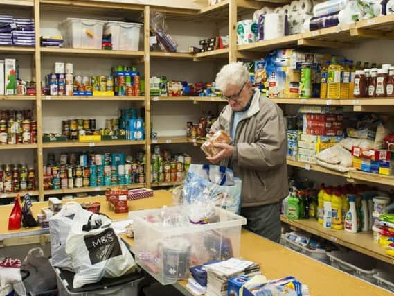 Foodbank use has risen to record levels, the Trussell Trust said.