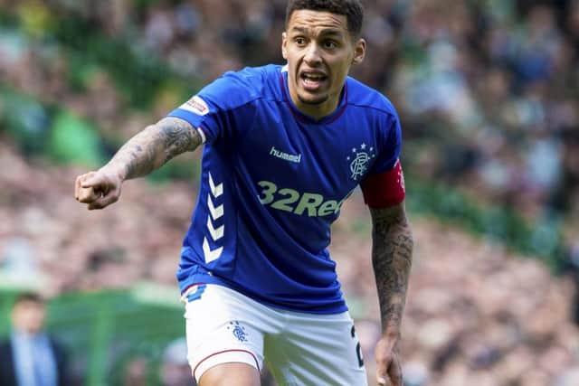 James Tavernier shared racist abuse he suffered on social media. Picture: SNS/Alan Harvey