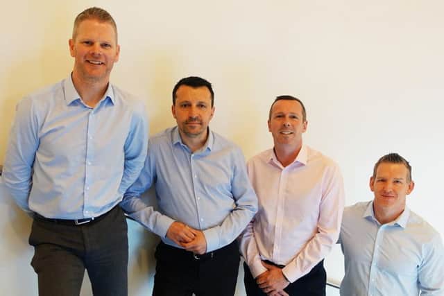 Brian Drake, John Anderson, Gary McGurk and Alan Timlin. Picture: Contributed