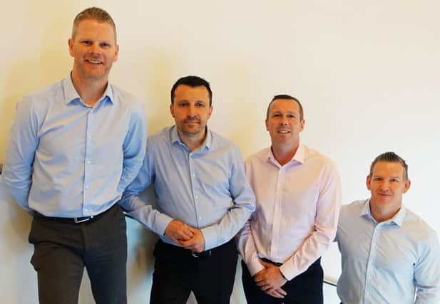 Brian Drake, John Anderson, Gary McGurk and Alan Timlin. Picture: Contributed
