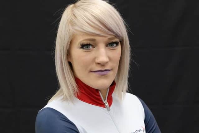 Scottish speed skater Elise Christie.
