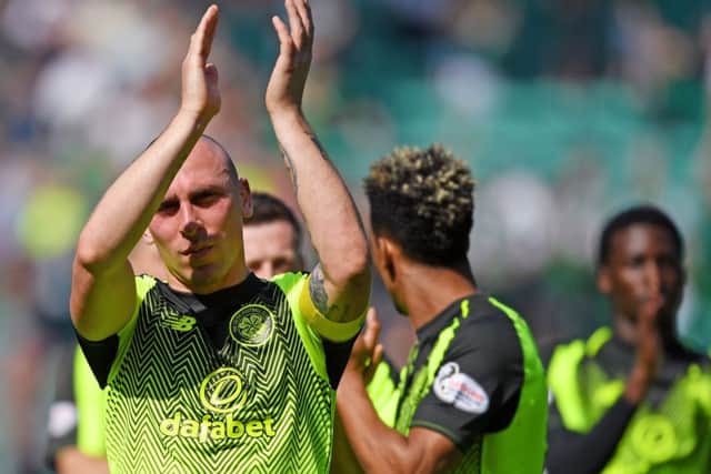 Captain Scott Brown may miss Celtic's next two games. Picture: SNS,