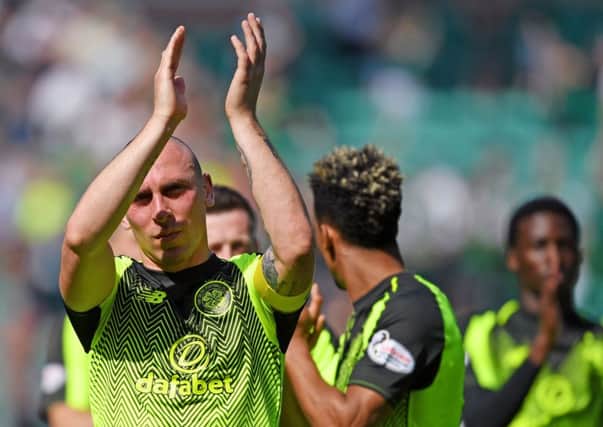 Captain Scott Brown may miss Celtic's next two games. Picture: SNS,
