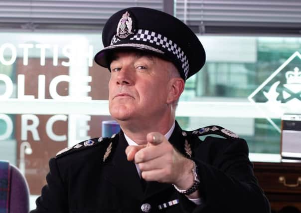 Chief Commissioner Cameron Miekelson. Picture: The Comedy Unit / BBC Scotland - Photographer: Martin Shields