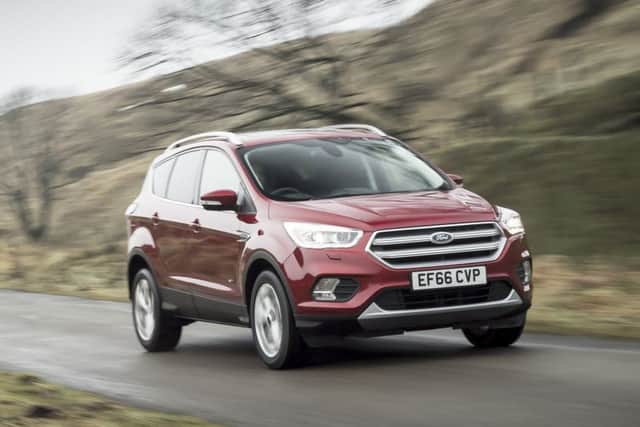 The engine mix is still petrol or diesel, pending hybrid units on the all-new, larger Ford Kuga expected later this year. Photo: James Lipman