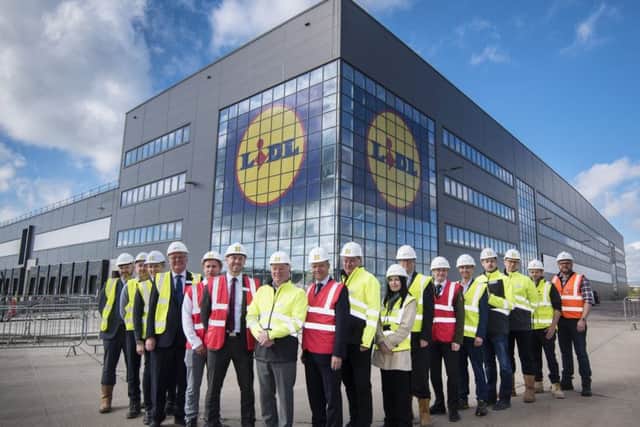 Lidls new Eurocentral site will be the retailers largest distribution centre in Great Britain. Picture: Julie Howden