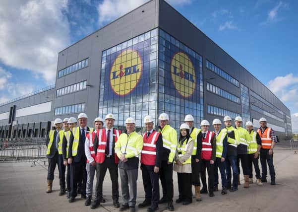 Lidls new Eurocentral site will be the retailers largest distribution centre in Great Britain. Picture: Julie Howden