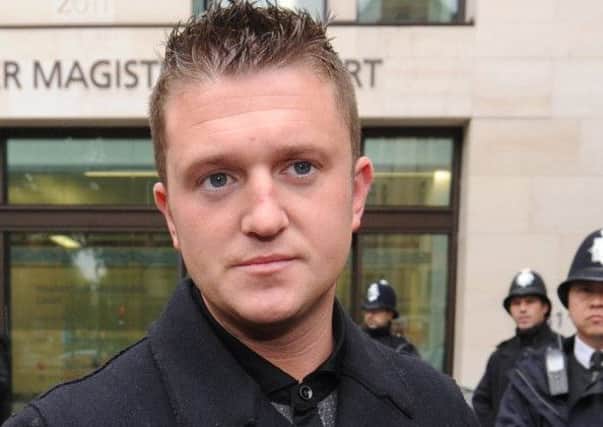 Stephen Yaxley-Lennon, better known as Tommy Robinson.