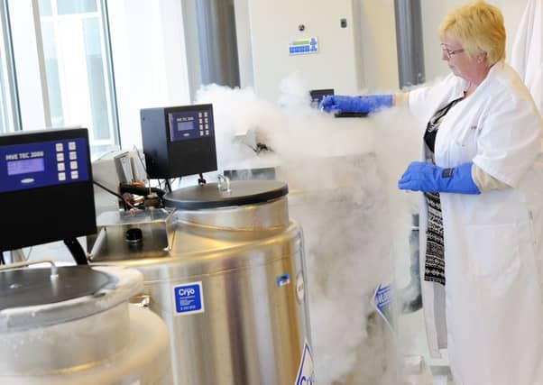 According to HFEA figures in 2016, 18 per cent of IVF treatments using a patient's own frozen eggs were successful. Picture: Lex Van Lieshout/AFP/Getty Images