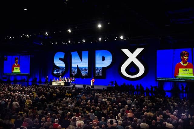 FM Nicola Sturgeon gives key note speach at SNP conference