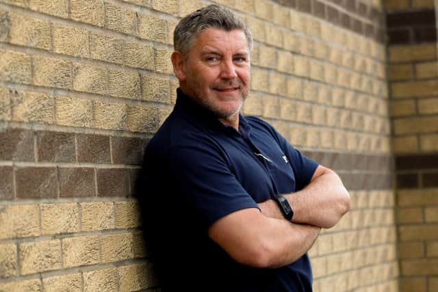 Now 53, former Hibs player Joe Tortolano's day job involves checking that schools and hospitals have safe water. Picture: Scott Louden