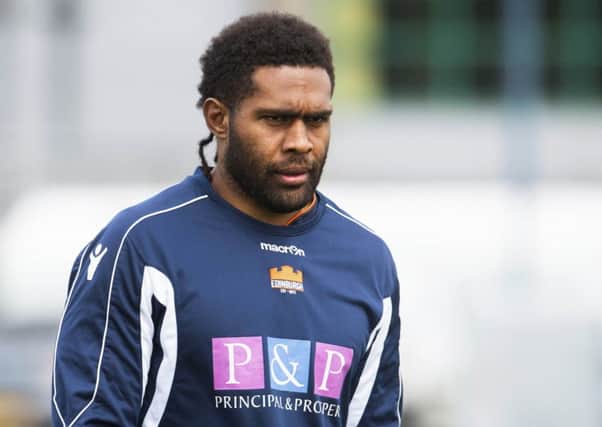Brilliant Fijian No 8 Viliame Mata could be key for Edinburgh. Picture: Craig Foy/SNS/SRU