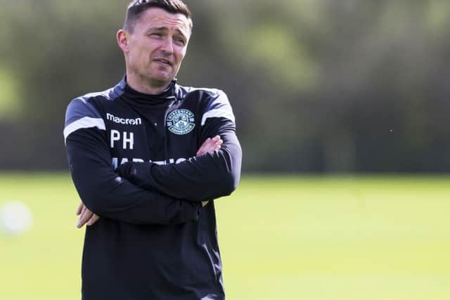 Hibs manager Paul Heckingbottom has benefitted from loans this season. Pic: SNS/Bruce White