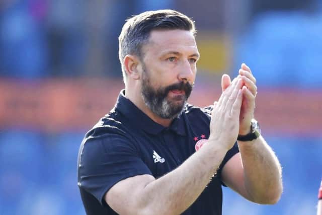 Aberdeen manager Derek McInnes. Pic: SNS/Rob Casey
