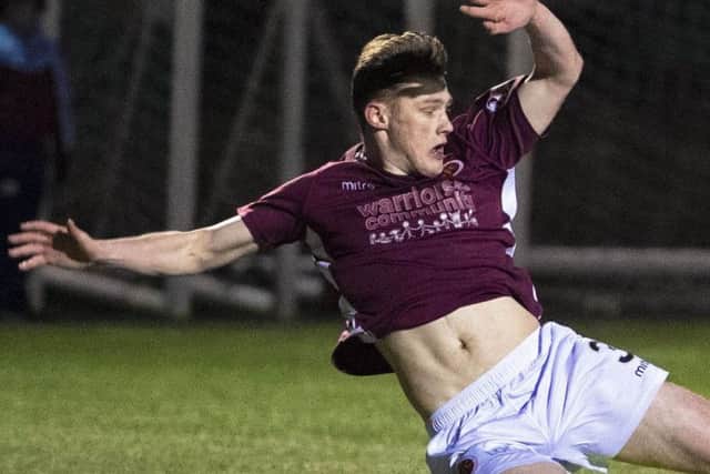 Stenhousemuir's Ruaridh Donaldson scored to help the Warriors above Brechin. Pic: SNS