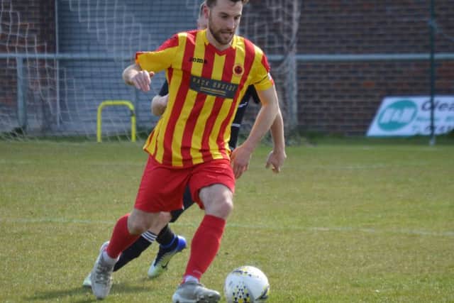 Chris Duff got Rossvales first goal (pic by HT Photography/@dibsy_)