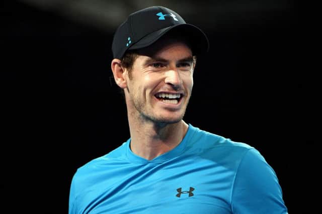 Pain-free: Andy Murray has given an update on his fitness. Picture: Getty Images