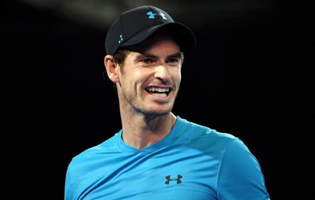 Pain-free: Andy Murray has given an update on his fitness. Picture: Getty Images