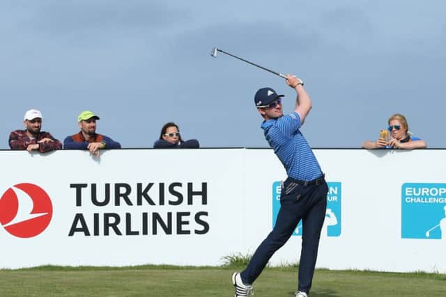 Connor Syme on his way to a closing five-under-par 67 in a low-scoring Turkish Airlines Challenge at Samsun Golf Club. Picture: Getty Images