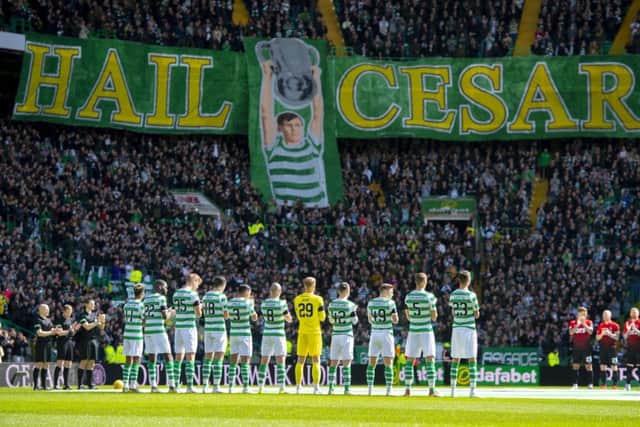 Billy McNeill is remembered with a minute's applause. Picture: SNS Group