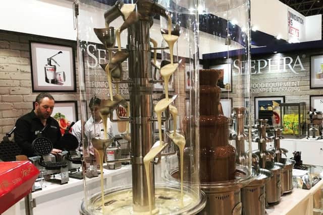 Sephra manufactures food equipment including chocolate fountain machines and waffle, pancake, donut and popcorn makers. Picture: Contributed