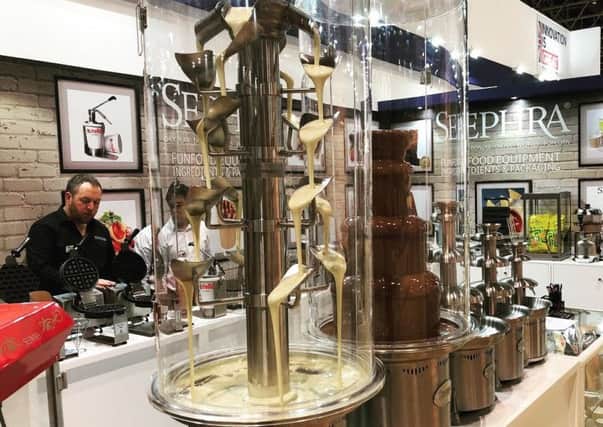 Sephra manufactures food equipment including chocolate fountain machines and waffle, pancake, donut and popcorn makers. Picture: Contributed