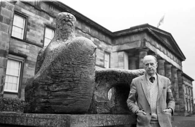 Douglas Hall at the Scottish Gallery of Modern Art in 1986. (Picture: Hamish Campbell)