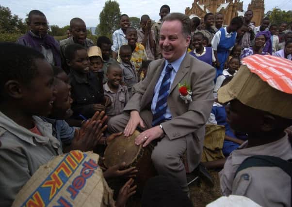 The then First Minister Jack McConnell on a 2005 trip to Malawi when Susan Dalgety fell in love with the country (Picture: Donald Macleod)
