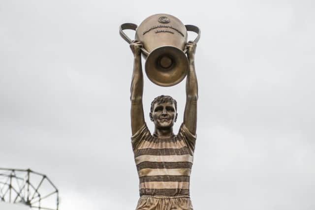 The statue of Billy McNeill outside Celtic Park in Glasgow is a lasting tribute to the Lisbon Lions (Picture: John Devlin)