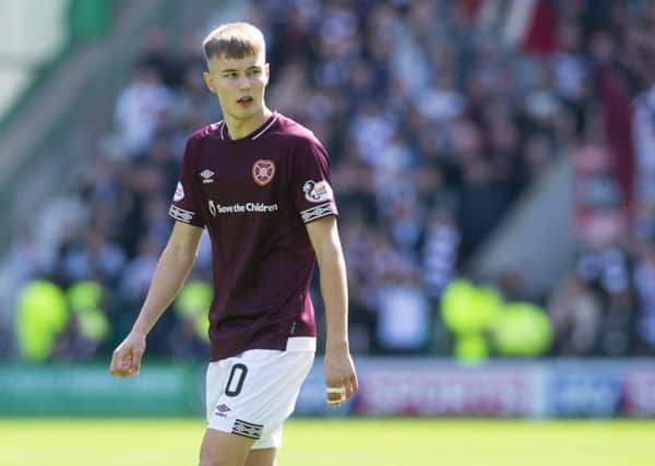 Harry Cochrane impressed for Hearts against Hibs. Picture: SNS