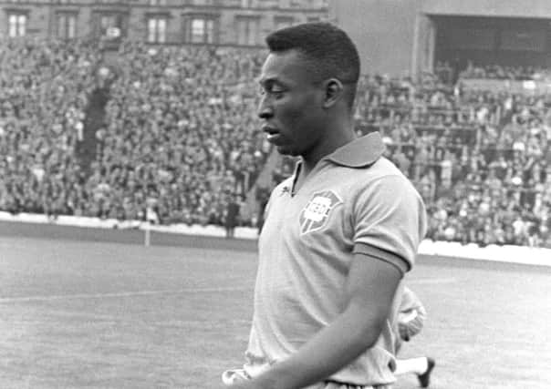 Pele gave his shirt to Stevie Chalmers after Scotland's 1-1 friendly draw with Brazil in 1966.