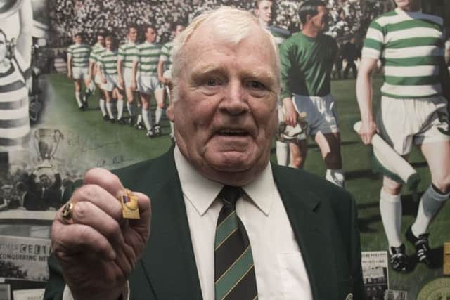 John Fallon with his medal. Picture: SNS