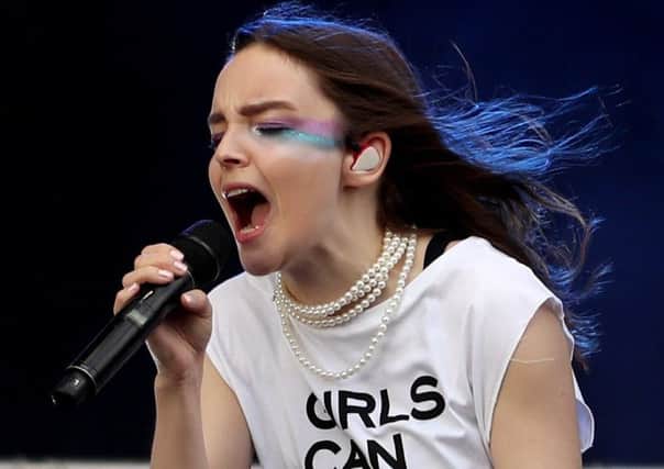 Lauren Mayberry, of the band Chvrches, revealed that a police presence has been required at her shows and that shes been unable to go home (Picture: Jane Barlow/PA)