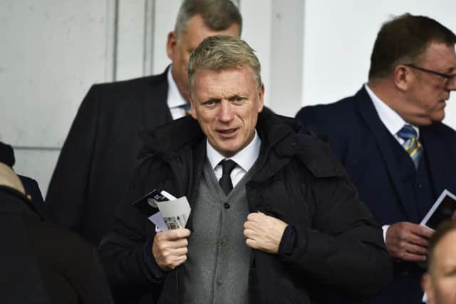 David Moyes attends St Mirren's match with St Johnstone. Picture: SNS Group