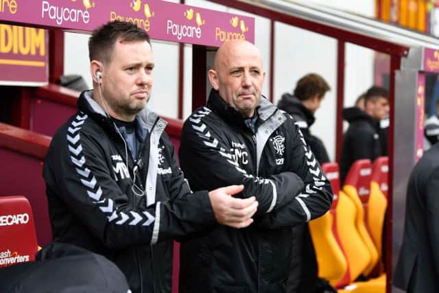 Michael Beale has explained the upturn in Rangers' performances. Picture: SNS