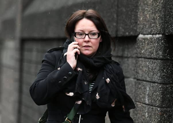 Former SNP MP Natalie McGarry outside Glasgow Sheriff Court. Picture: John Devlin/TSPL