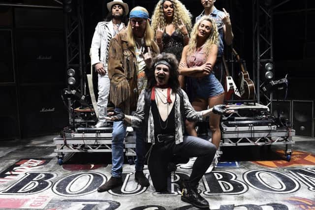 Pic Lisa Ferguson 01/05/2019


Edinburgh Payhouse - Rock Of Ages 

We built this city on rock and roll - following in the footsteps of Europe, REO Speedwagon and Twisted Sister which feature in the show, the cast of 80s rock musical  Rock of Ages take to the iconic Edinburgh Playhouse stage. Running until Saturday www.atgtickets.com/edinburgh

 

Antony Costa

Kevin Kennedy

Zoe Birkett

Lucas Rush

Jodie Steele

Luke Walsh