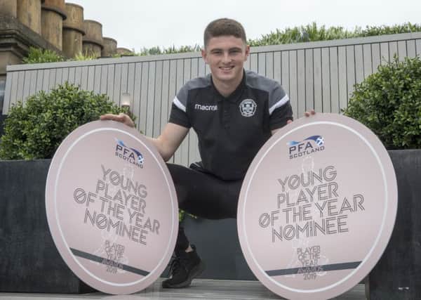 Motherwell's Jake Hastie has been short-listed for the PFA Scotland Young Player of the Year award. Picture: Jeff Holmes/PA Wire