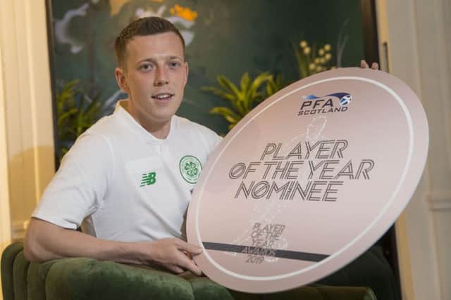Callum McGregor is nominated for the Scottish PFA Player of the Year. Picture: Jeff Holmes