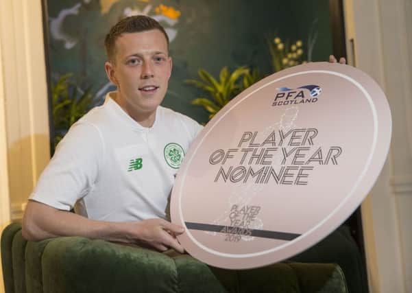 Callum McGregor is nominated for the Scottish PFA Player of the Year. Picture: Jeff Holmes