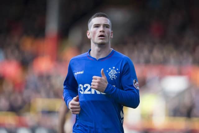 Ryan Kent has impressed for Rangers this term. Picture: PA
