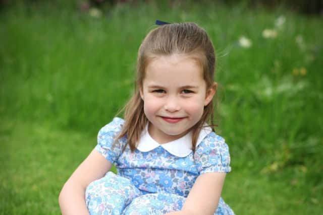 Charlotte is fourth in line to the throne. Picture: The Duchess of Cambridge.