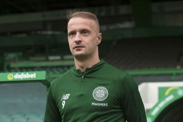Leigh Griffiths is back in training - but still some way off the first team, according to Neil Lennon. File picture: SNS Group