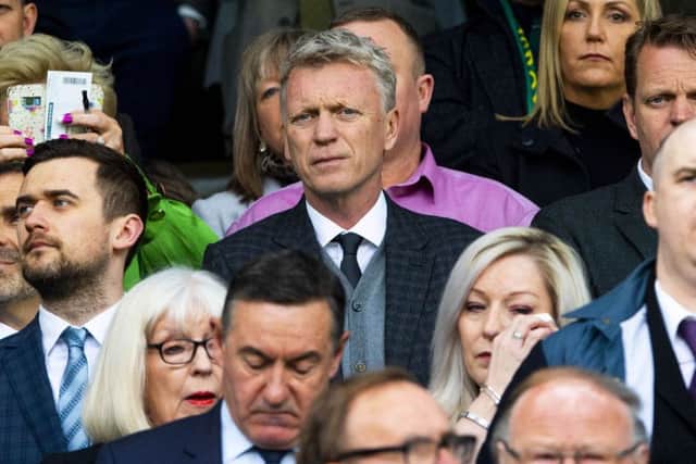David Moyes attended three Scottish Premiership games last weekend. Picture: SNS Group