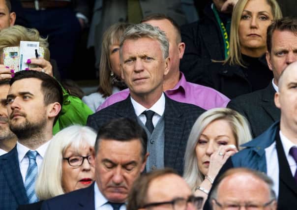 David Moyes attended three Scottish Premiership games last weekend. Picture: SNS Group