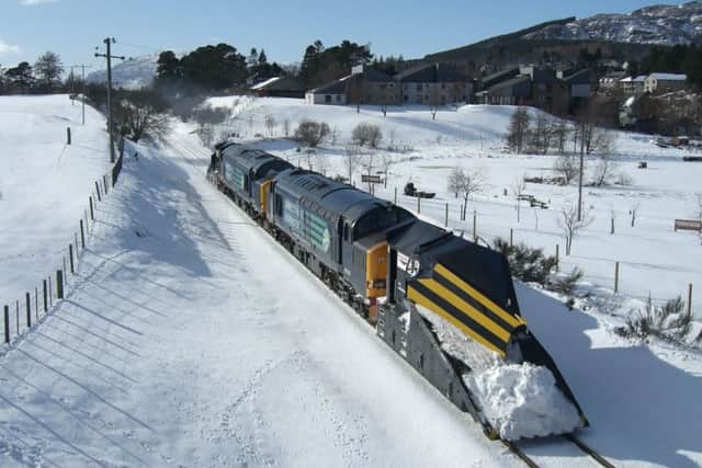 It could snow across parts of Scotland. Picture: Jonathan Bird/Network Rail/PA Wire