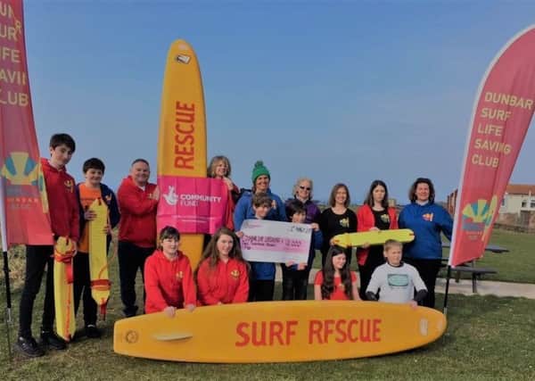 Dunbar Surf Life Saving Club - just one of the organisations which will benefit from the new centre at Belhaven