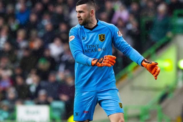 Livingston goalkeeper Liam Kelly. Picture: SNS