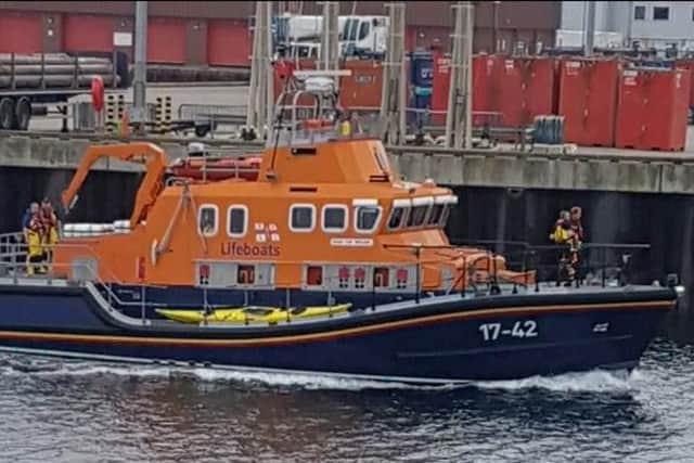 Kayak on board The Taylors. Picture: RNLI