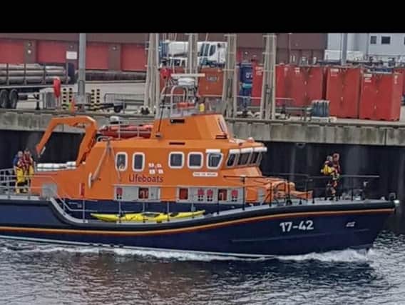 Kayak on board The Taylors. Picture: RNLI
